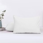 Hriksh Travel Pillow Case 12x18 Size 12 x18  Envelope  2 Pc   White