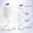 5d Holographic Galaxy Ocean Projector 360   Rotating Usb Night Light Bedroom Lamp