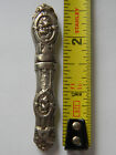 Rare Antique Victorian Needle Or Pin Case - 925 Sterling Silver