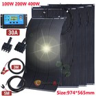 Solar Panel Kit 400w High Efficiency Battery Charging Controller Caravan Boat Rv