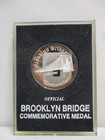 Lot Of 2 1983 Brooklyn Bridge Centennial Commemorative Medals 1 Bronze 1 Silver