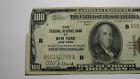  100 1929 New York City Nyc National Currency Note Federal Reserve Bank Rare 