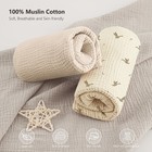 Muslin Crib Sheets - 100  Cotton Baby Crib Sheets Fitted For Standard Crib Ma   