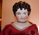 Antique 29  Very Rare Find Curly China Head Doll  1008 Abg With Goldsmith Body