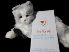 Nib Ageless Innovation Joy For All Companion Cat Silver W White Mitts New In Box