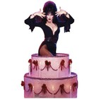 Elvira Talking Mistress Of The Dark Cardboard Cutout Standup Standee Poster Cake