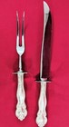 Frank M  Whiting Sterling Silver Carving Set Knife   Fork