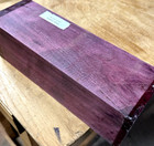 Two  2  Exotic Large Kiln Dried Purpleheart Turning Blank Lumber 4  X 4  X 12 