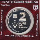 Israel 1995 Port Of Caesarea 2000 Years 2 Sheqel Proof Coin 28 8gr Silver