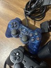 Bundle Lot 2 X Oem Sony Blue Playstation 2 Ps2 Controller Dual Shock Scph-10010