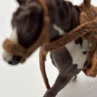 Schleich Western Saddle Breast Strap Collar And Pinto Horse