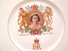 Queen Elizabeth Ii Commemorative Coronation Plate   Royal Staffordshire Pottery