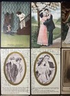 Lot Of 21 Antique Romantic Couples Postcards     1907   1914     Edwardian Era