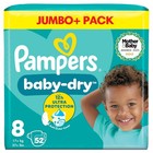 Pampers Baby Dry Size 8 Jumbo  104  2 Packs X 52 