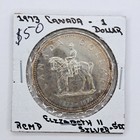 1973 Canada Silver Dollar  1 Toned Beautiful Rcpm Coin Free Shipping