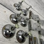 8 Vintage Stanley Offset Cabinet Hinges W  Screws   6 Cabinet Pulls