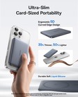 Baseus 0 5  Ultra Slim Qi2 Certified 15w 10000mah Magsafe Battery Pack