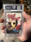 Ari Lehman  friday The 13th  Jason  1 Signed Custom Trading Card Psa Authentic C