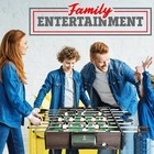 Serenelife 48  Foldable Foosball Table Competition Size Arcade Soccer Game New