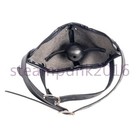 Binding Open Mouth Plugs Gags Pu Leather Mask Head Harness Restraints