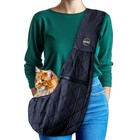 Susu Pet Co  Dog Sling Carrier With Extra Pocket Storage For Small Dogs And Cats