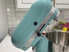 Kitchenaid Artisan 5 Qt Tilt-head Stand Mixer Aqua Sky W bowl   3 Attachments