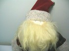 Woof   Poof 25    Santa With Red Wool Plaid And Grey Coat