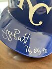 George Brett Signed Full Size Abc Helmet Kc Royals Beckett Bas Certified bl75566