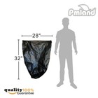 15gallon  28   x32       Trash Bags black Garbage Bags strong Rubbish 20 Pics X 5rolls