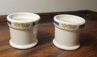 Two 1941 Seaboard Air Line Railroad Mustard Pots  Missing Lids-syracuse China
