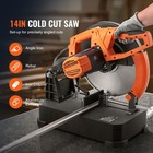 Vevor Chop Saw 14in Mitering Chop Saw For Cutting Metal Dry Cut Saw 45   Angle