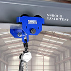 1ton 2200lb Beam Trolley 2 5     8in Adjustable Flange Width  Heavy Duty Manual Pu