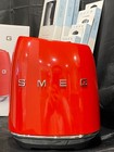 Smeg Retro-style Knife Block With 6 Knives- Red