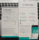 Fitbit Fb406bkl Alta Fitness Tracker - Black - Large   Accessory Band-blue