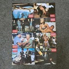 3 Sets Of Classic Connery James Bond German Lobby Card Uncut Rare Lot