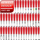 Terminal Removal Tool Kit - 41pcs Electrical Pin Removal Tools Automotive Red
