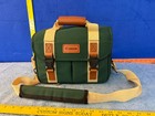 Vintage Retro Canon Dslr Green Canvas Camera Shoulder Bag Padded Case W  Strap