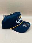 Corona Snapback Mesh Rope Golf Hat Beer Cerveza - Blue yellow - Bioworld - Nwt