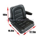 Universal Tractor Seat Adjustable Forklift Seat Waterproof Seat Mower Digger