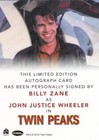 2019 Twin Peaks Full Bleed Autograph Card Signed By Billy Zane   2