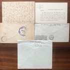 5x Guatemala Old Postal Stationery Cover Collection To Germany Costa Rica   