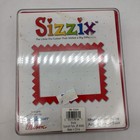 Sizzix Red Frame Rectangle   Zigzag Steel Rule Dies 38-0163 38-0164 Set 2 Craft
