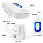 Home Security Wireless Outdoor Driveway Alarm Doorbell 2 Motion Sensor Detector