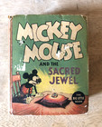 Vtg 30s Mickey Mouse Big Little Books  Sacred Jewel   Sails For Treasure Island 