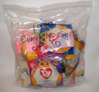 Rare 1997 Mcdonalds Ty Beanie Babies Complete Set Of 10 Mwmt Free Shipping