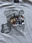 Vintage 90s Marvin The Martian Grey Long Sleeve Shirt Size M Taz  Looney Tunes