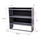 Van Shelving Unit Storage Fits Transit Gmc Nv Sprinter Metris - 52  w X 46  h