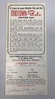 Vintage 70s 80s Atlantic City Nj Midtown Bala Motor Inn Hotel Brochure A1