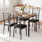     dining Sets  5-piece Kitchen Table Chairs Set  Modern Kitchen Table   4 Chairs