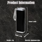 1pcs Metal Cigarette Case - Waterproof  Small Hard Pack  Holds 6 Cigarettes  84